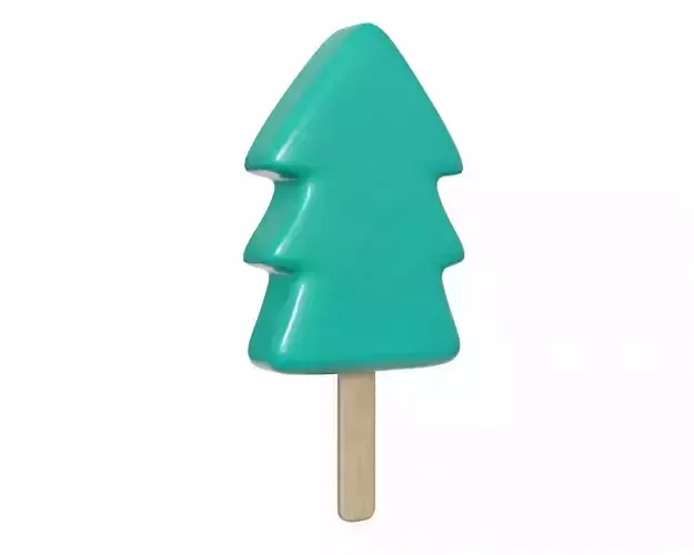 Ice cream on stick 12 3D model