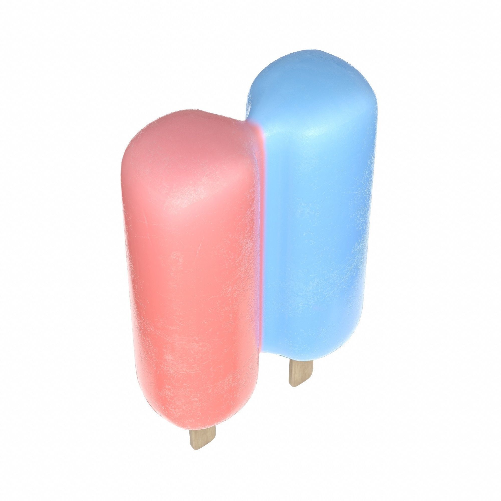Ice cream on stick 14 3D model_3