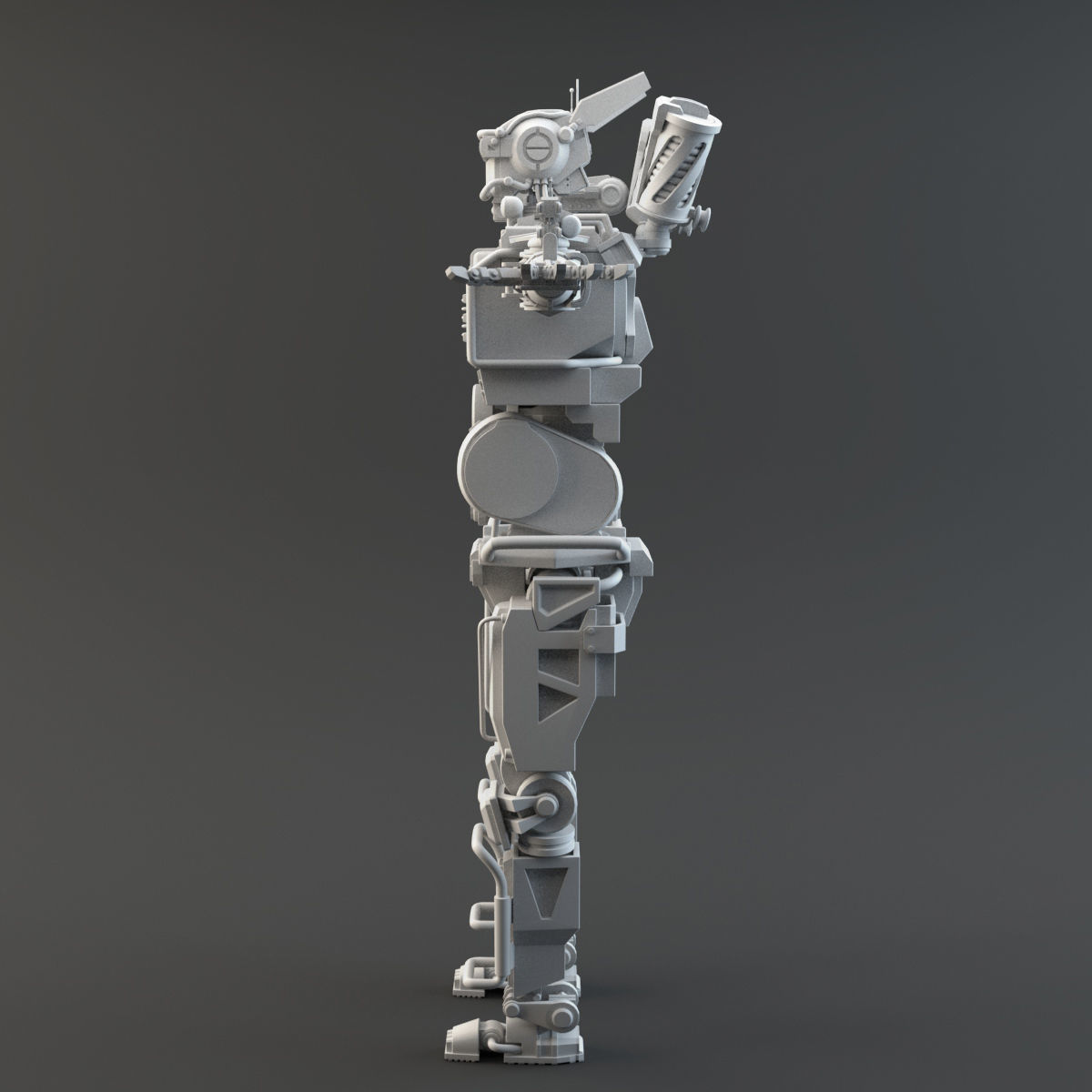 Chappie V2 Highpoly 3D model_2