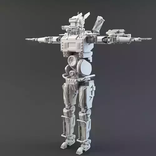 Chappie V2 Highpoly 3D model