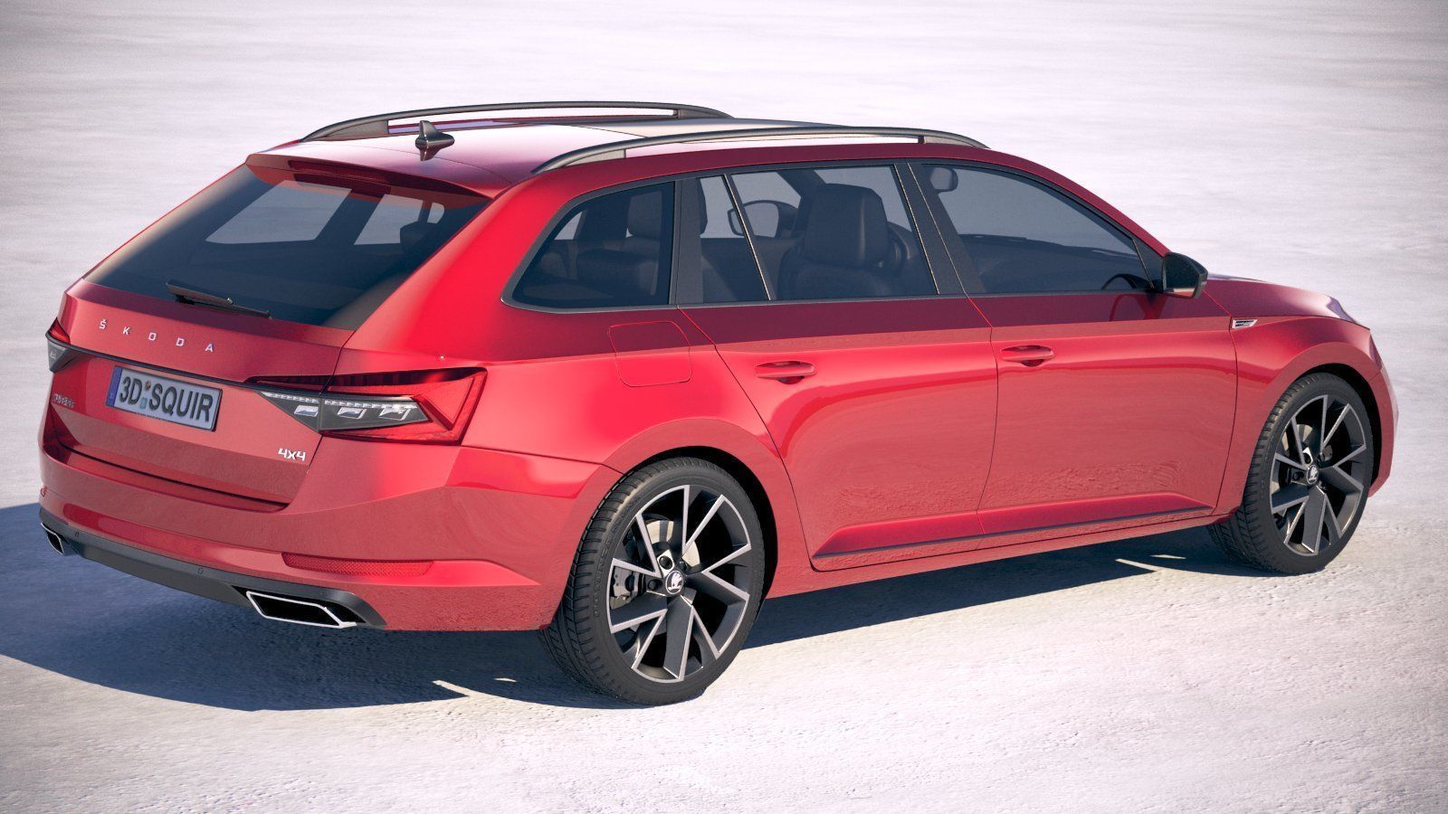 Skoda Superb Combi 2020 3D model_8