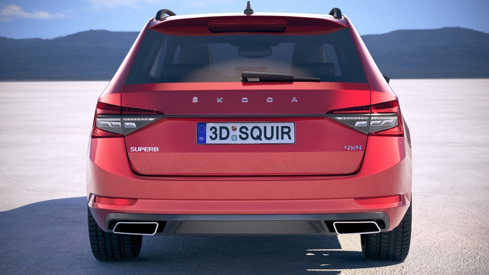 Skoda Superb Combi 2020 3D model_14