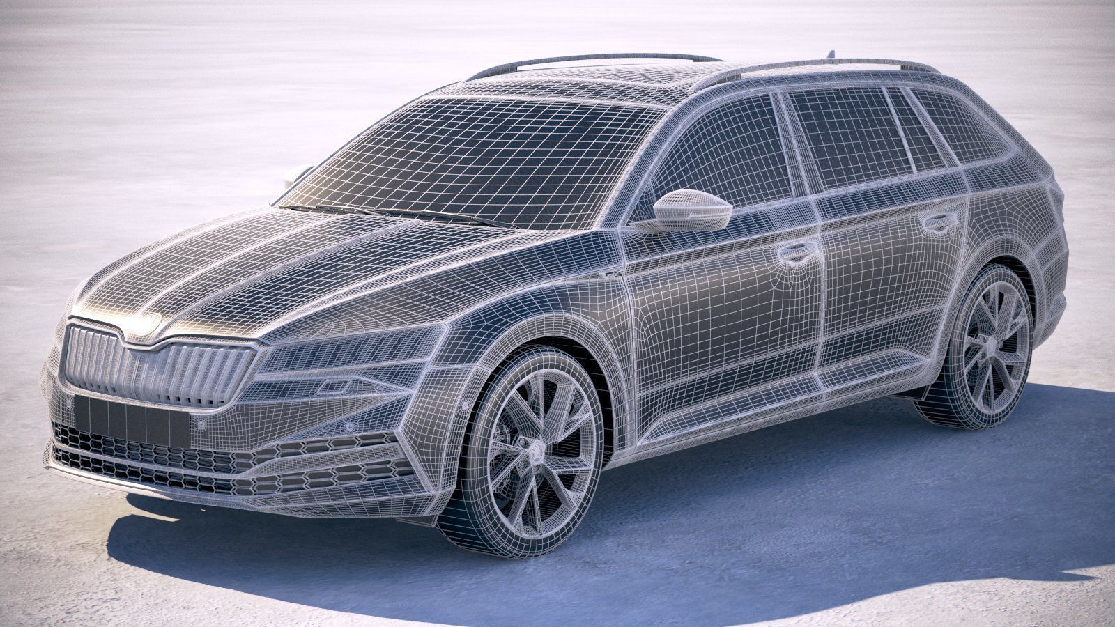 Skoda Superb Combi 2020 3D model_24