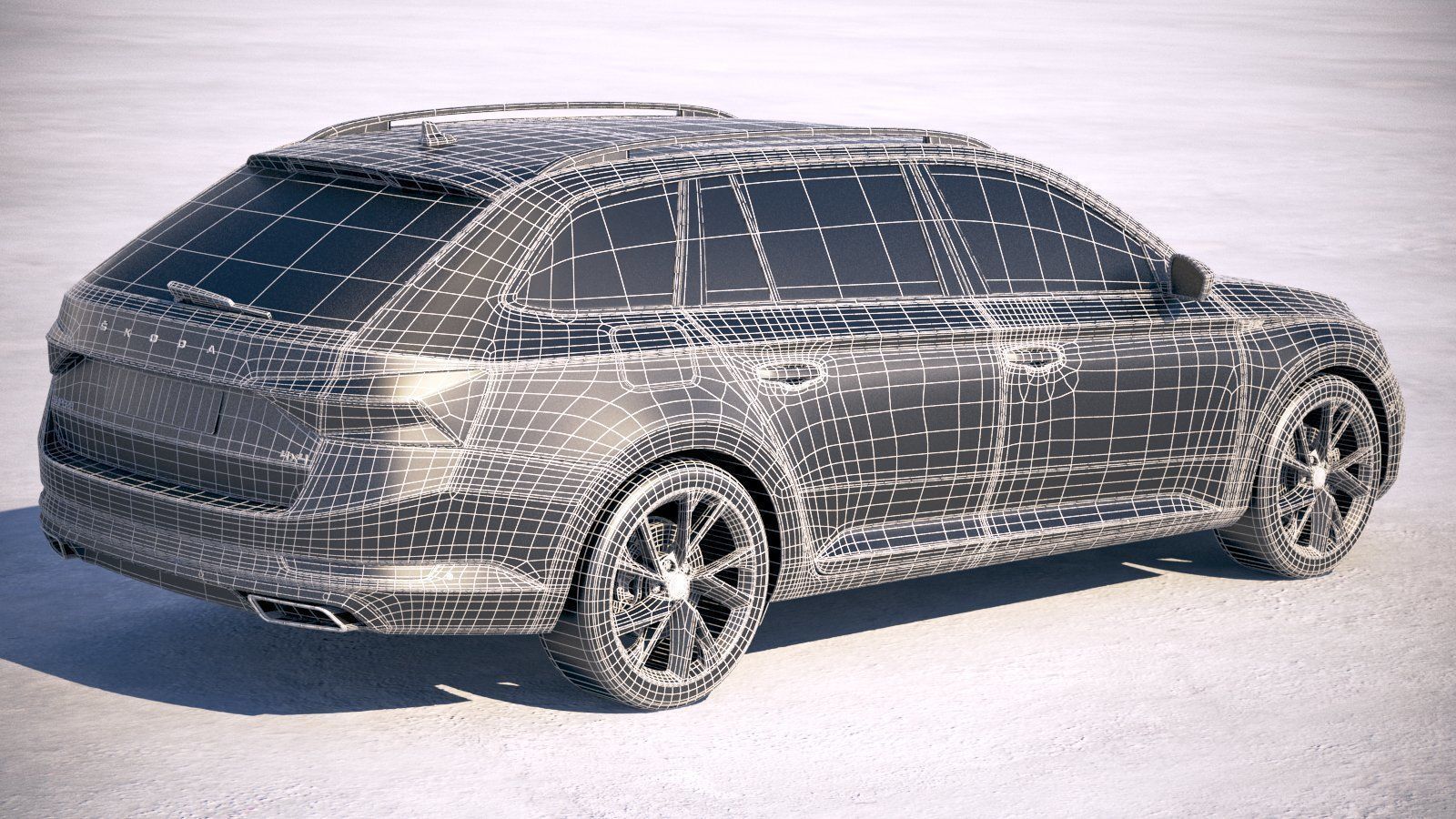 Skoda Superb Combi 2020 3D model_26