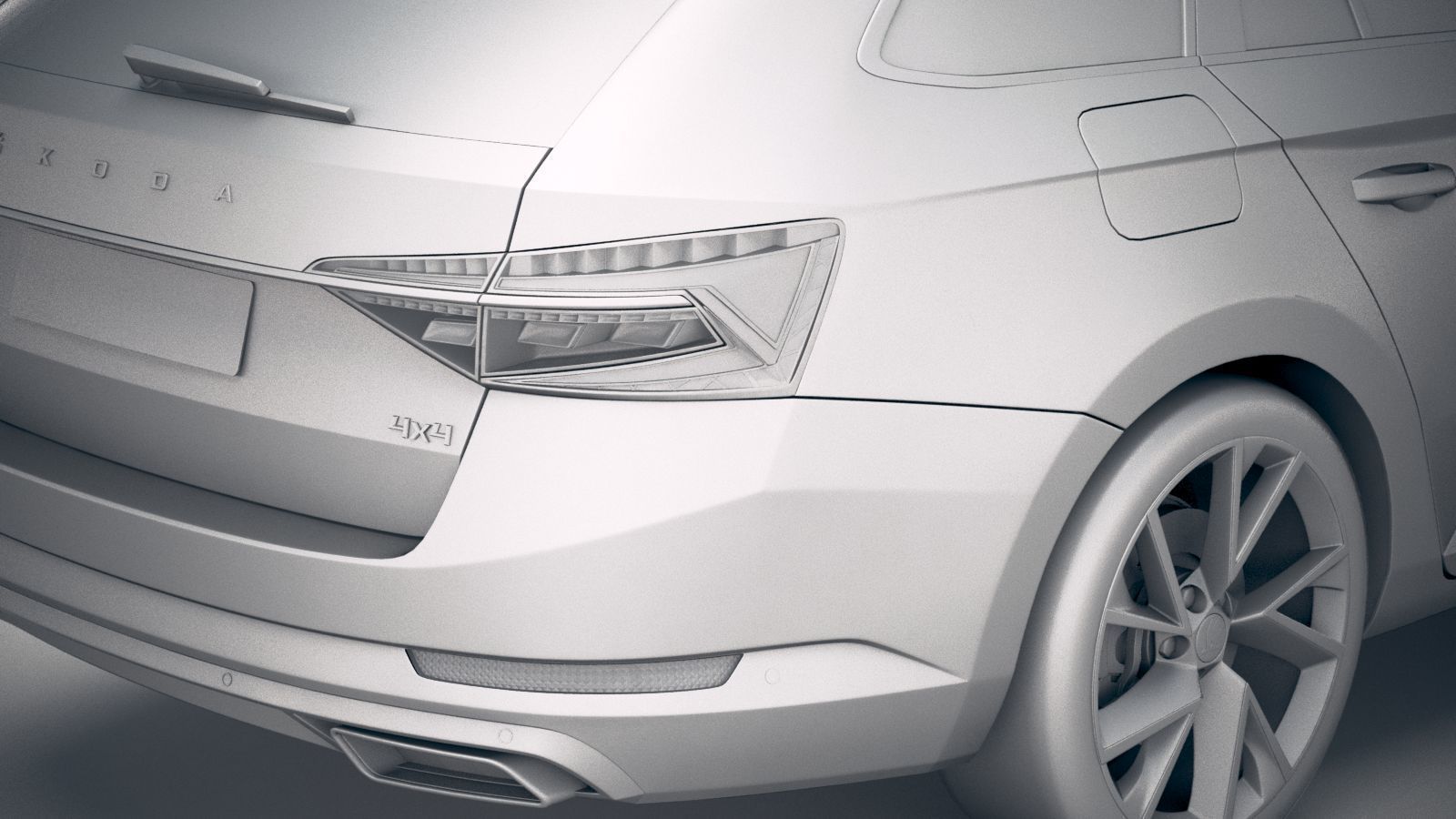 Skoda Superb Combi 2020 3D model_19