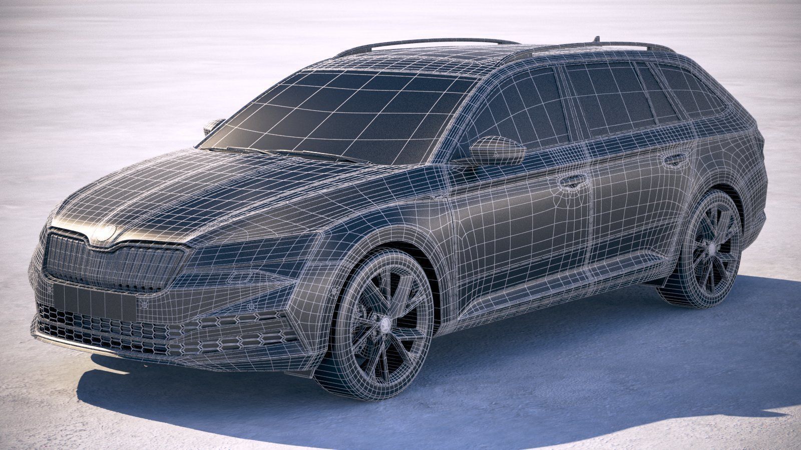 Skoda Superb Combi 2020 3D model_25