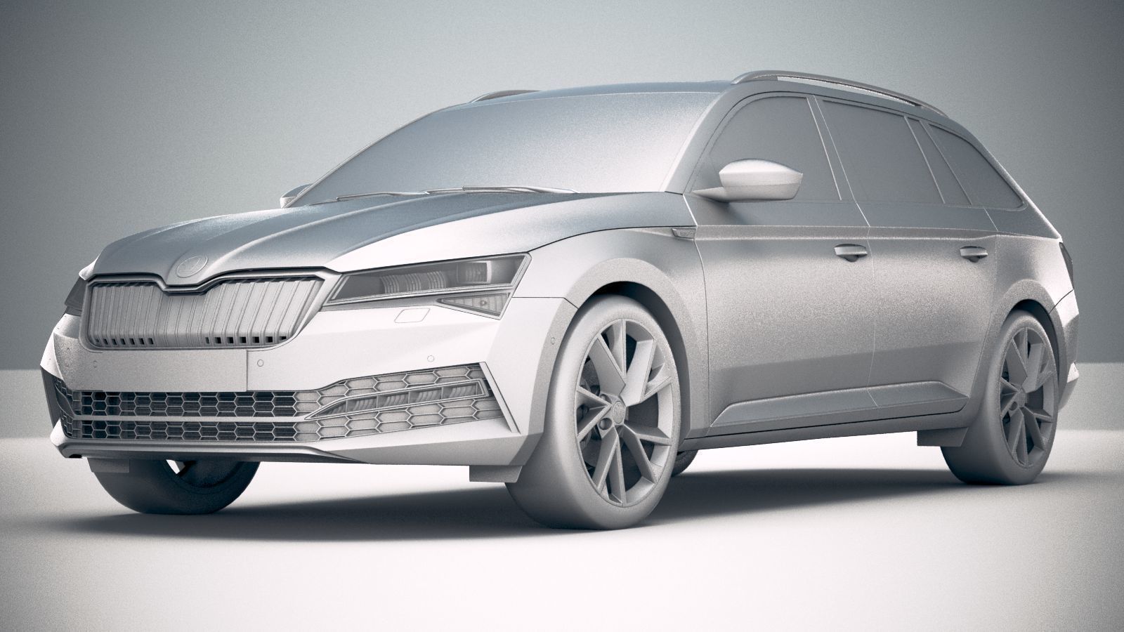 Skoda Superb Combi 2020 3D model_22