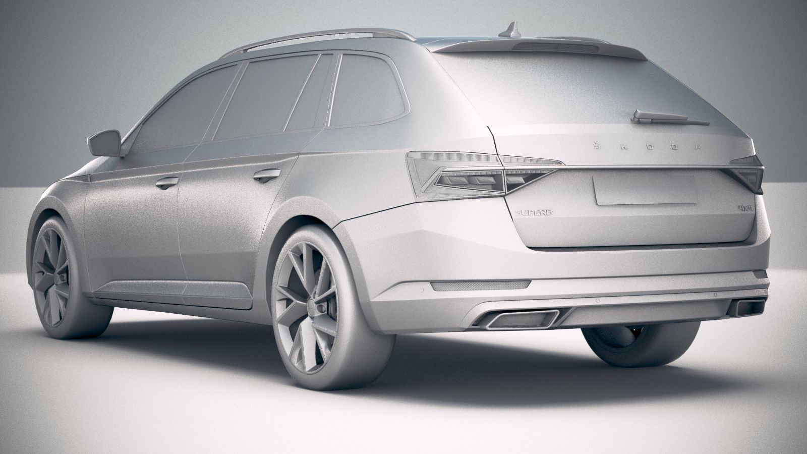 Skoda Superb Combi 2020 3D model_23