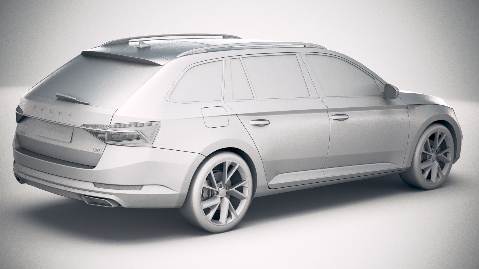 Skoda Superb Combi 2020 3D model_20