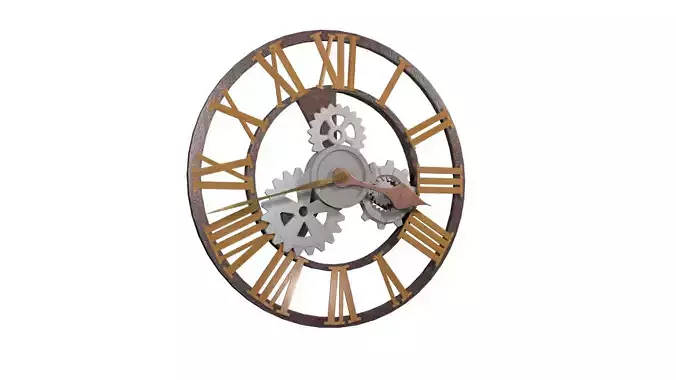 sTEAMpUNK wALL CloCK