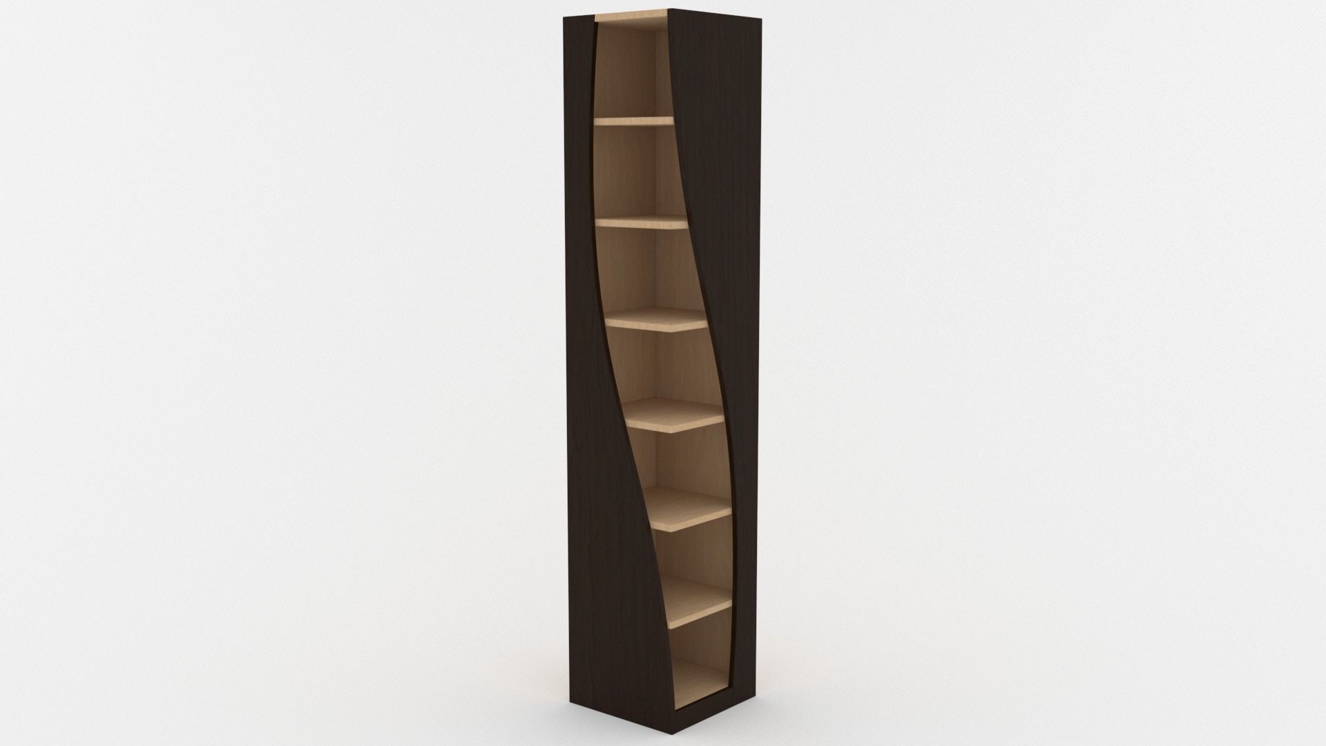Exquisite Bookcase - 3ds Max 3D model_3