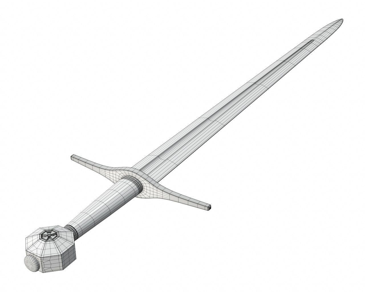 Sword 02 3D model_7