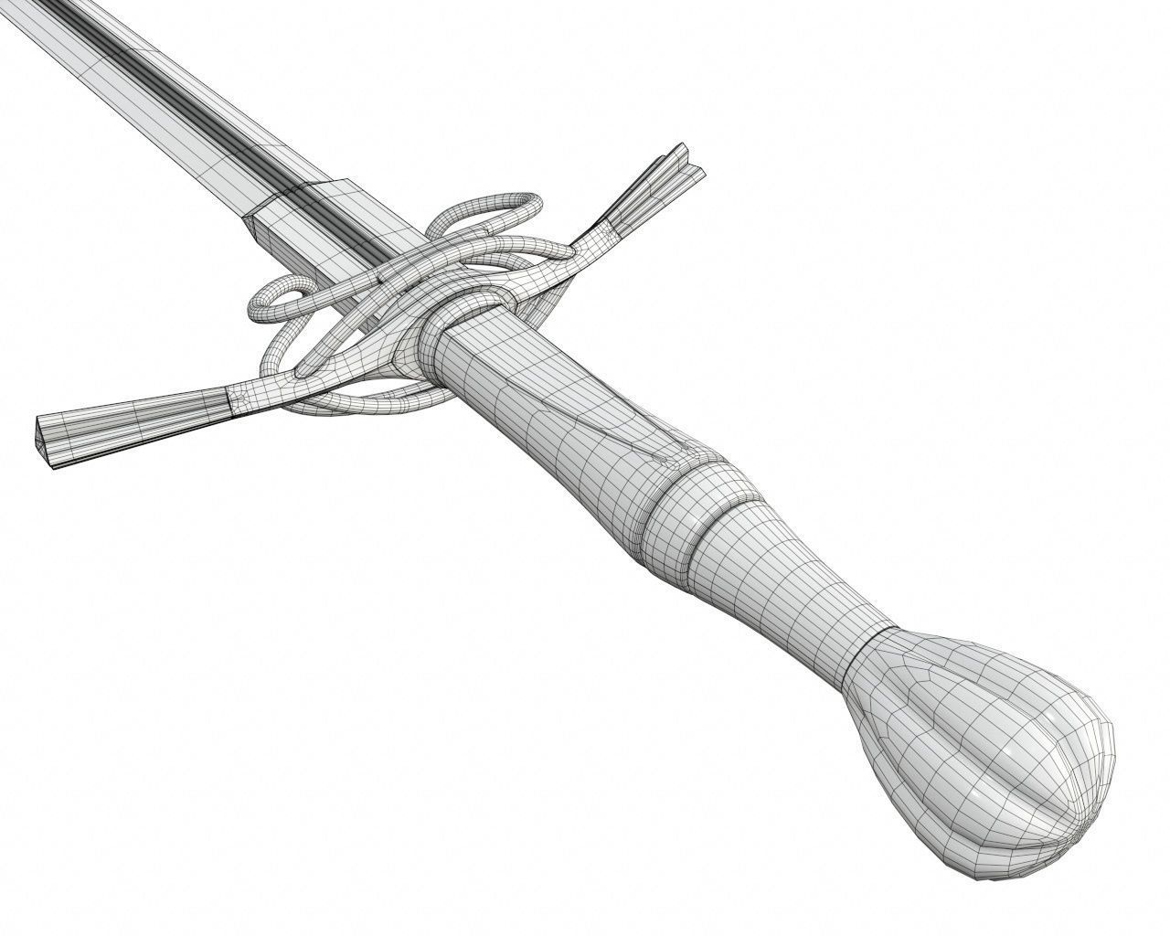 Sword 09 3D model_7