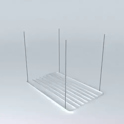 Suspended clothesline Clothes