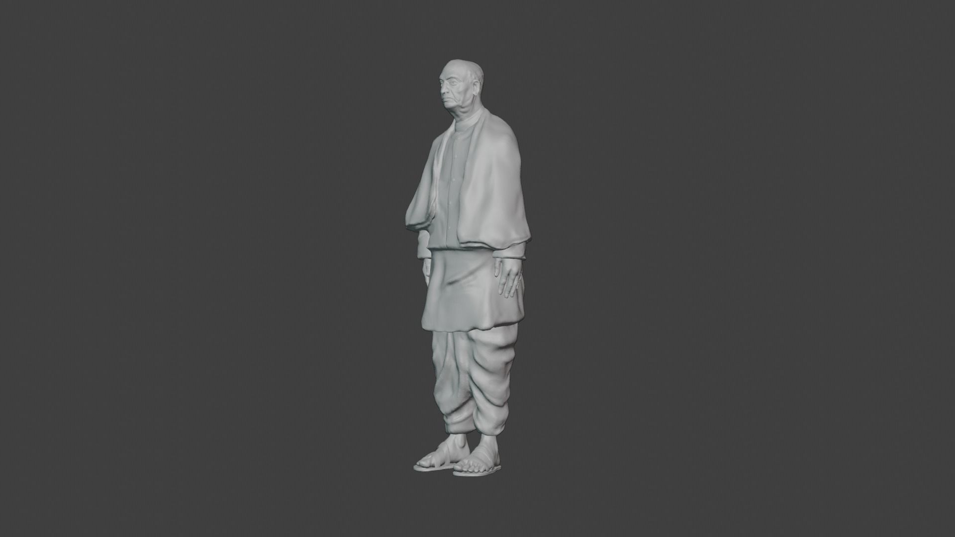 Statue of Unity Sardar Vallabhbhai PatelL 3D print model_1