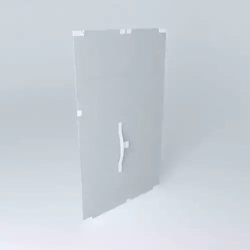 Glass door fixed Free 3D model