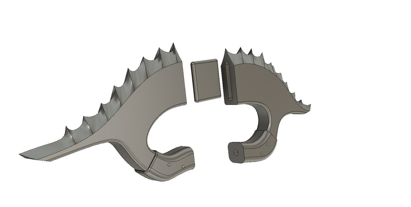 Andorian Dulling blades Star Trek  3D print model_2