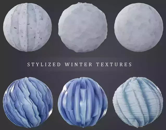 Stylized Winter Texture Pack Texture