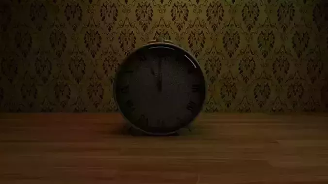 Just clock from horror 