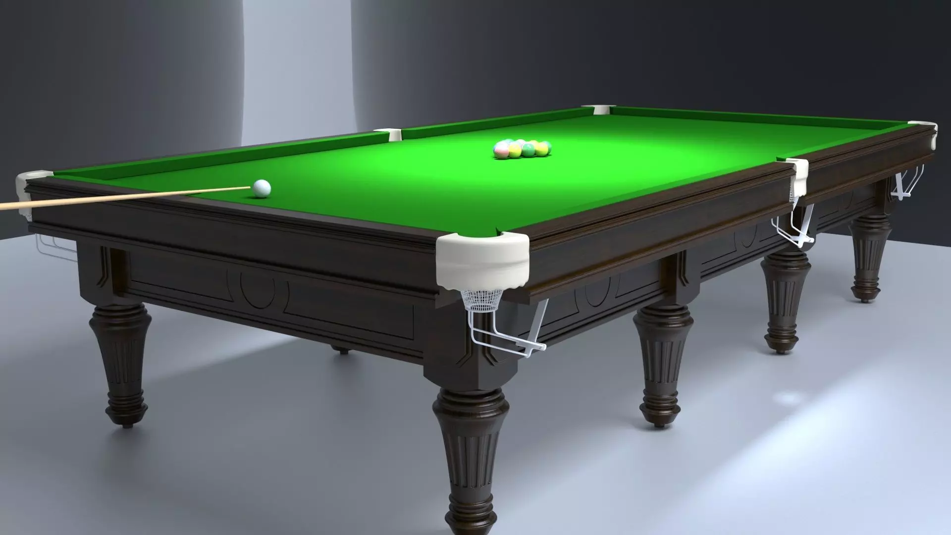snookar table 3D model_0