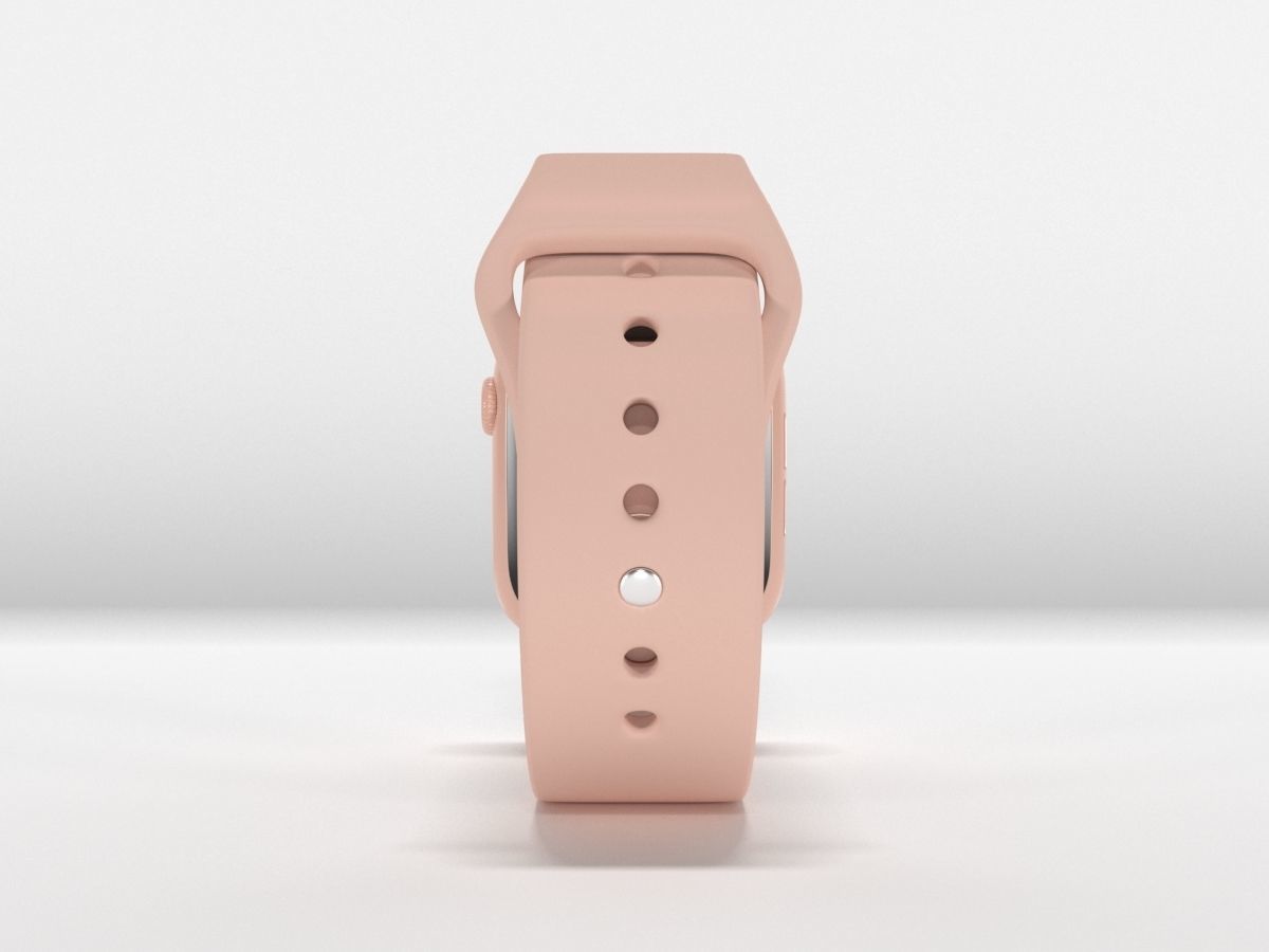 Apple Watch Series 4 Gold Aluminum Case 3D model_5