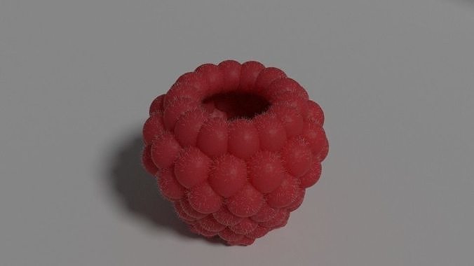 Raspberry 3D model