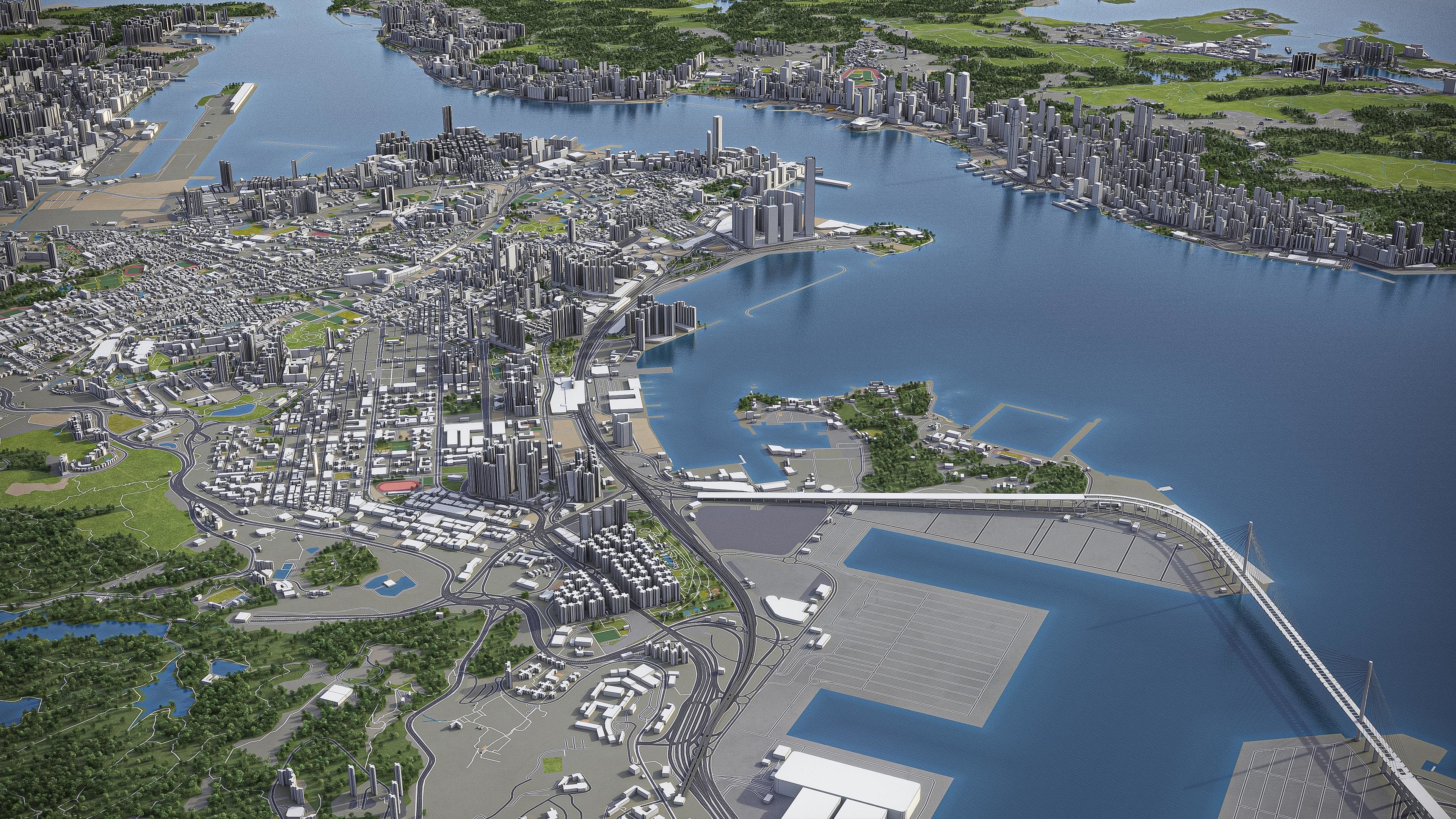 Hong Kong - Shenzhen 3D Model Collection_12