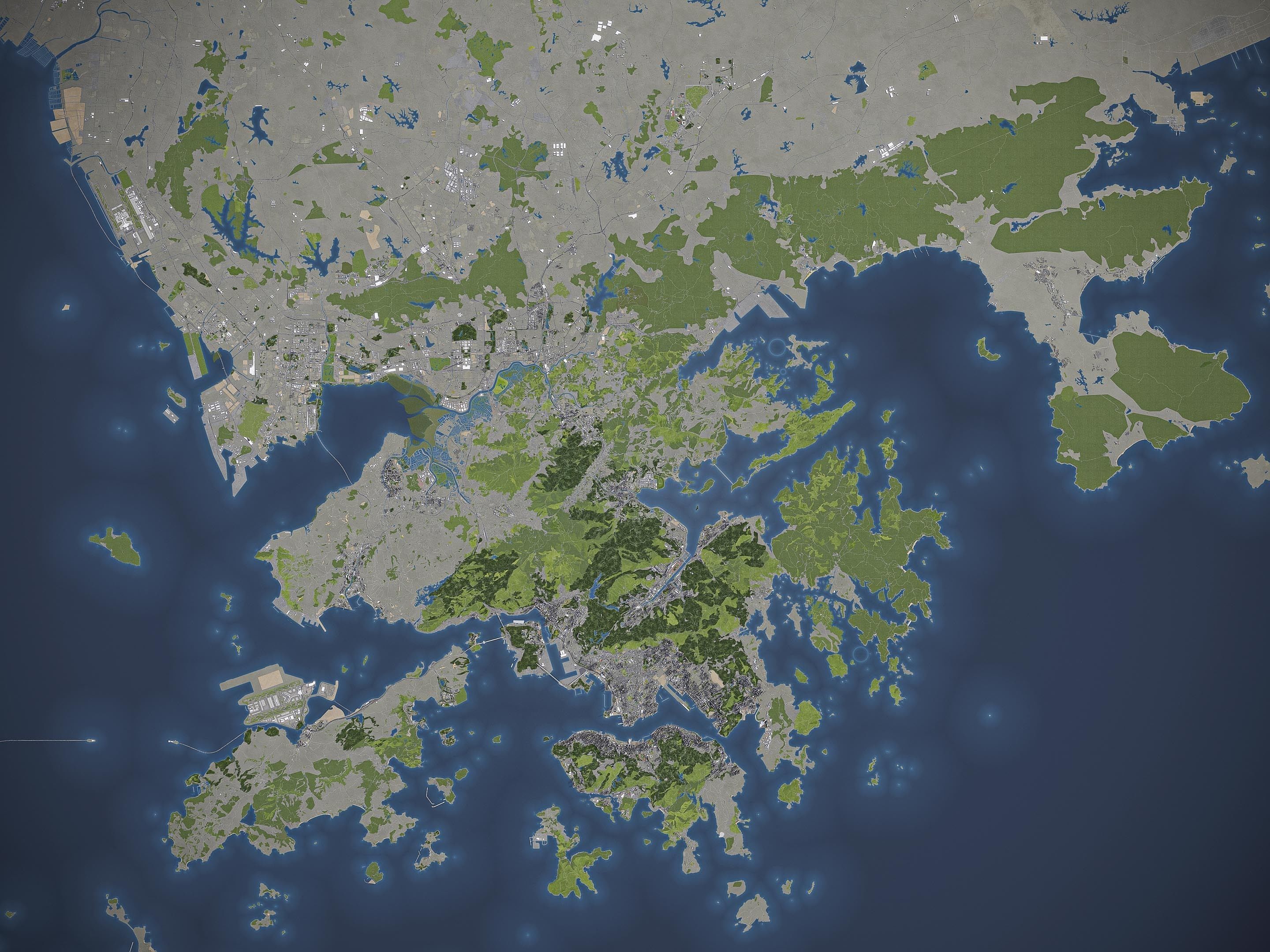Hong Kong - Shenzhen 3D Model Collection_29