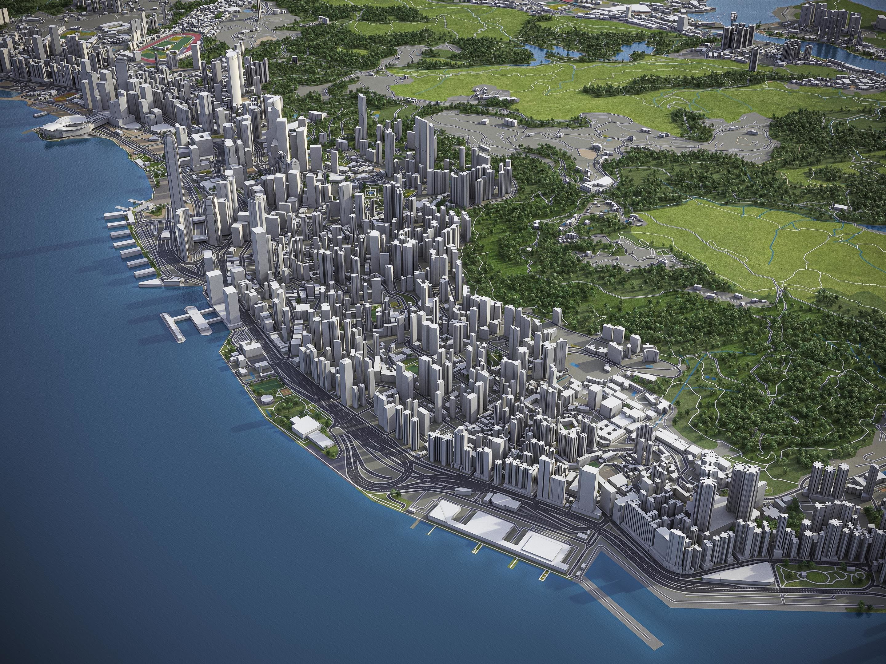 Hong Kong - Shenzhen 3D Model Collection_22