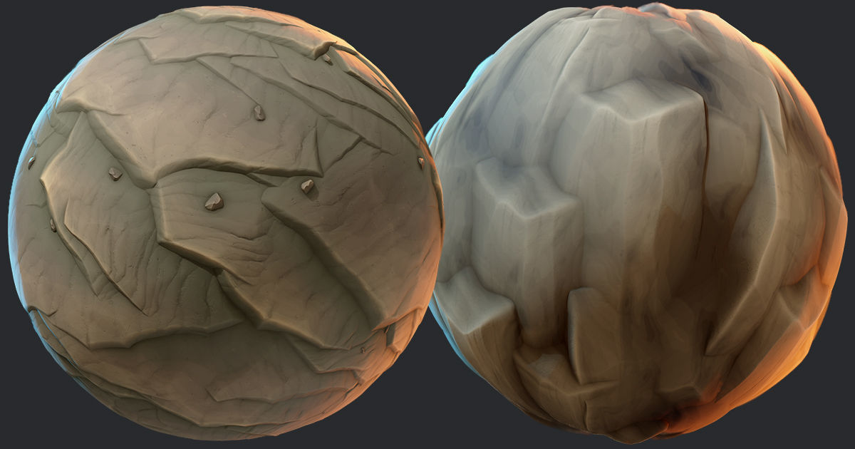 Stylized Three Biom mega pack Texture_7