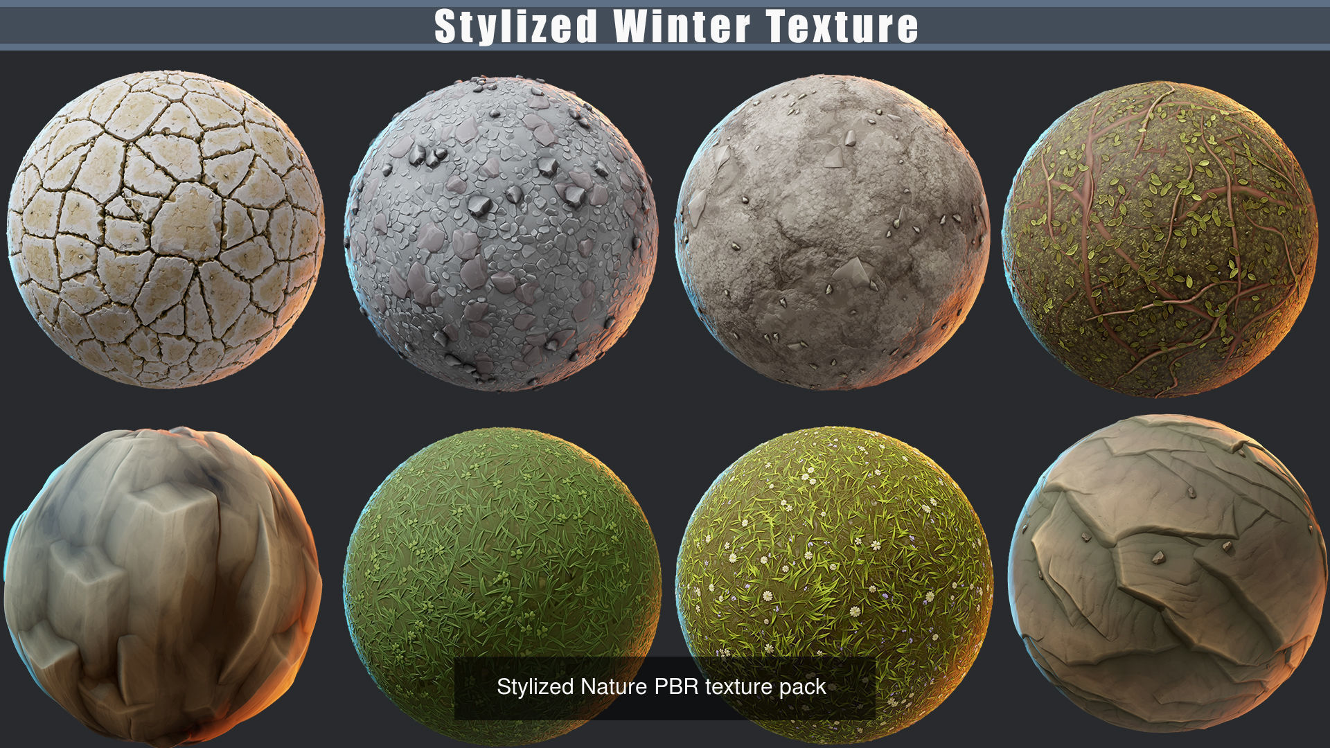 Stylized Three Biom mega pack Texture_5