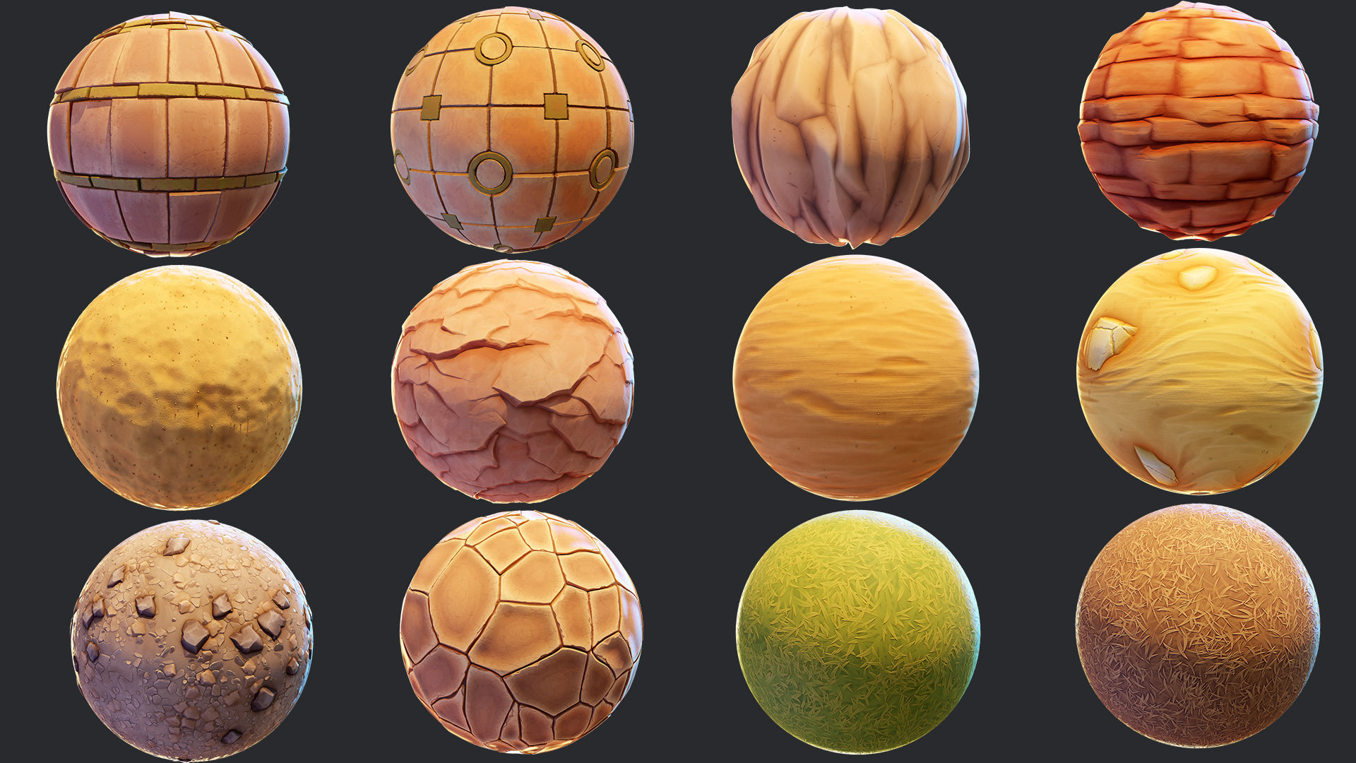 Stylized Three Biom mega pack Texture_15