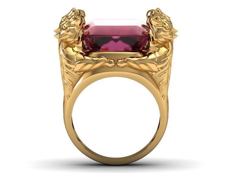 ring four tiger 3D print model_1