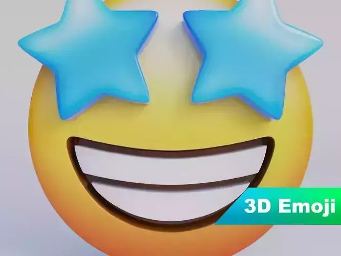 Star-Struck 3D Emoji