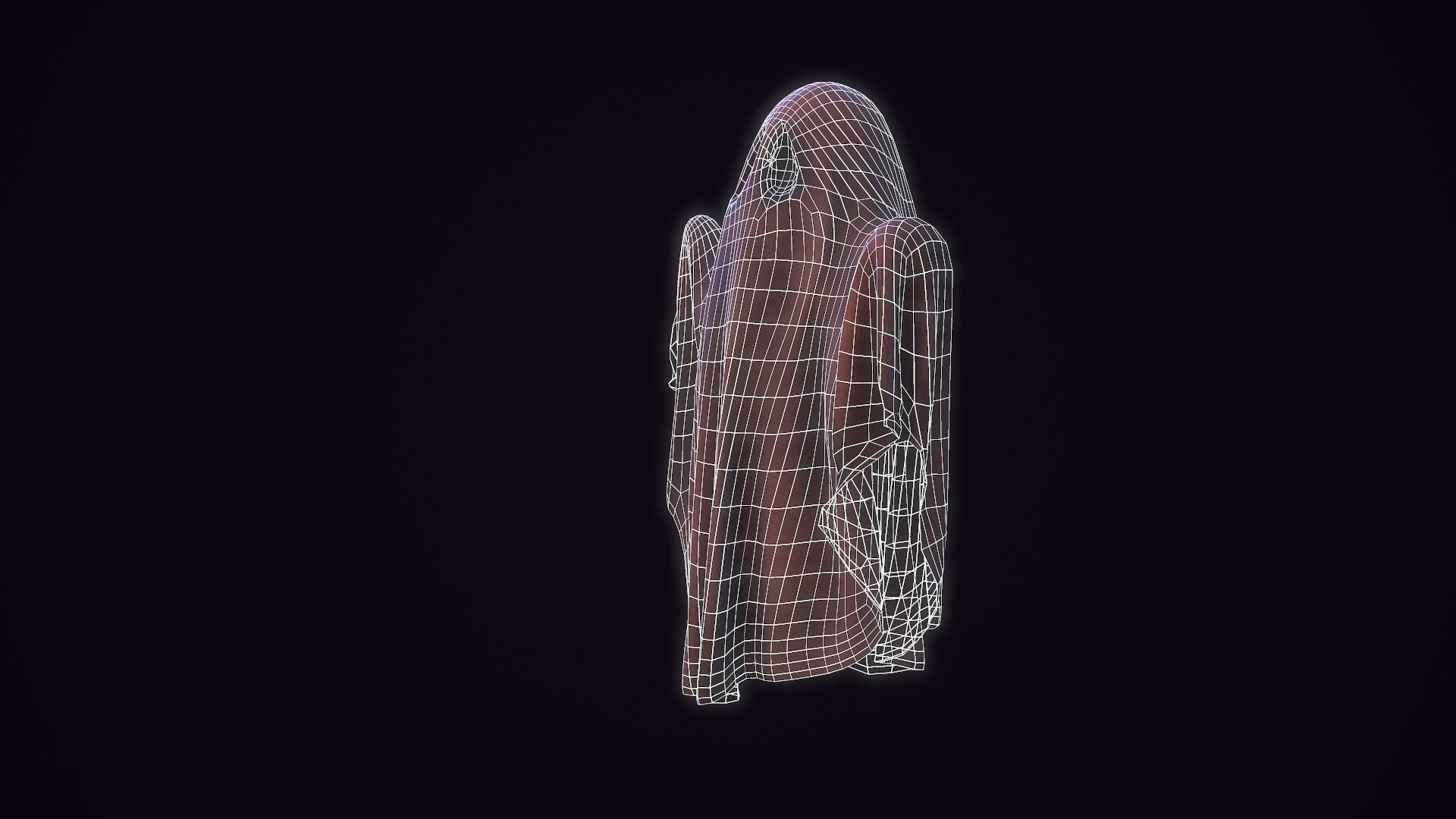 Ghost Toon Low-poly 3D model_5