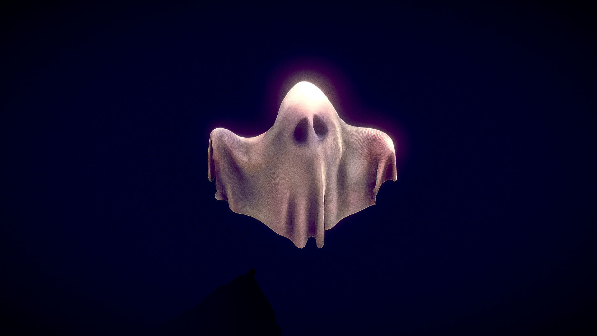 Ghost Toon Low-poly 3D model_23