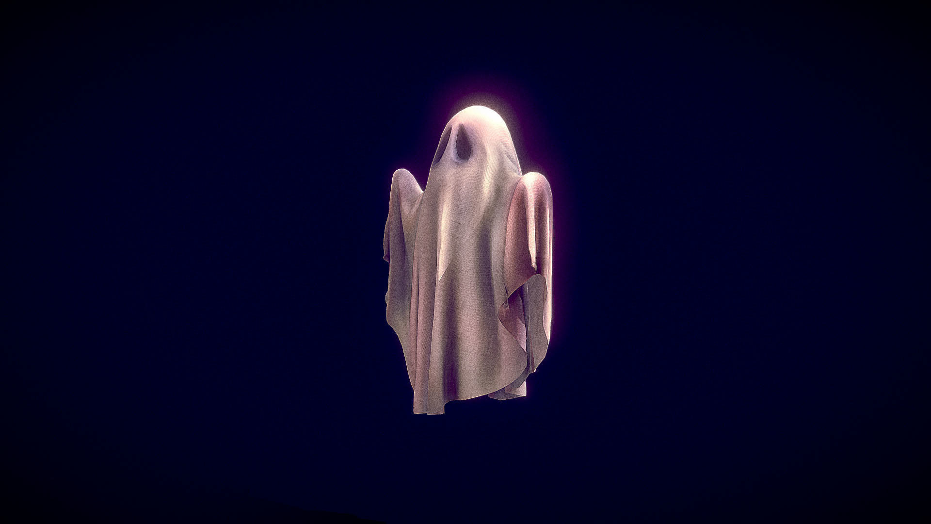Ghost Toon Low-poly 3D model_19