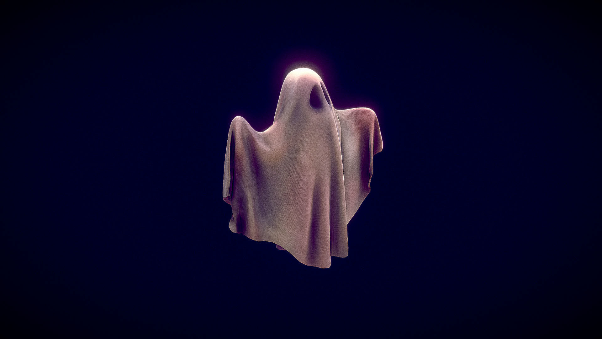 Ghost Toon Low-poly 3D model_22
