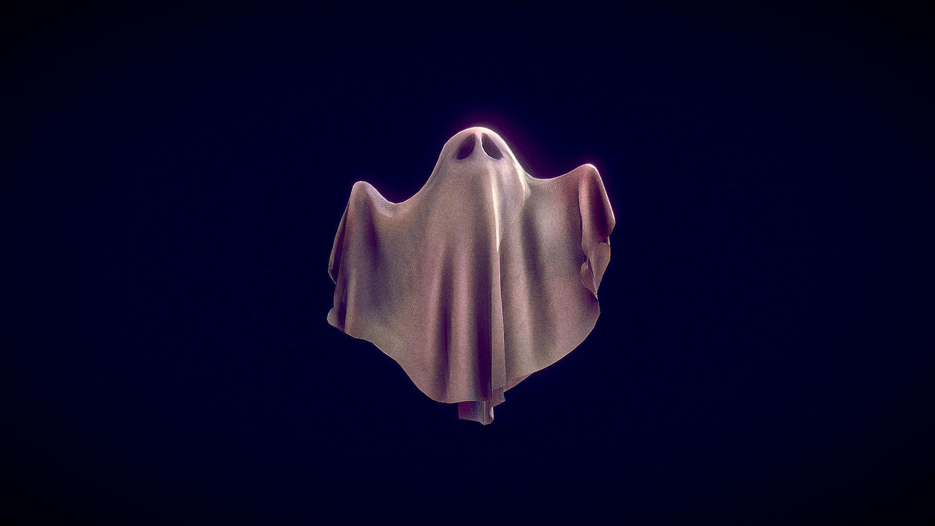 Ghost Toon Low-poly 3D model_21