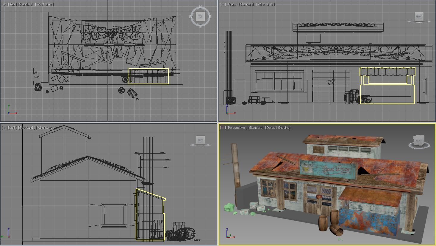 broken home 3D model_3