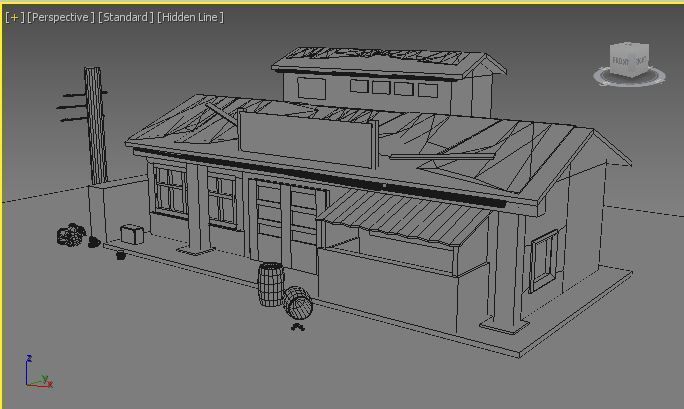 broken home 3D model_4