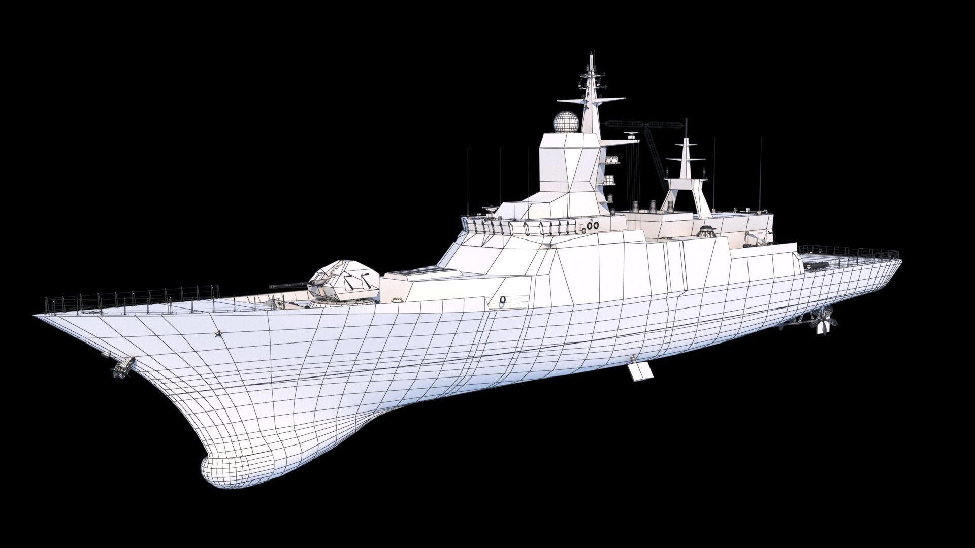 STEREGUSHCHY class corvette 20380 3D model_11