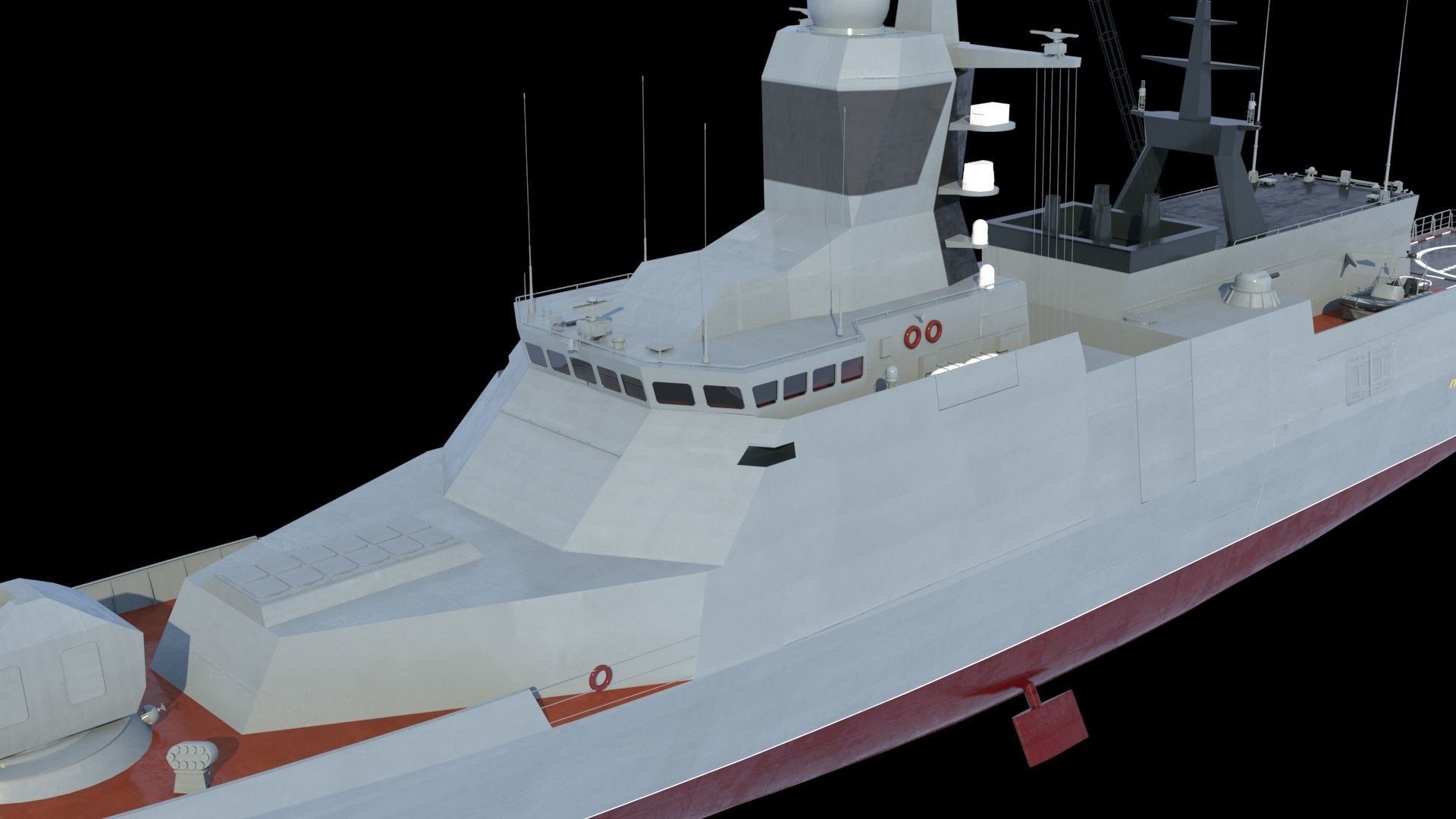 STEREGUSHCHY class corvette 20380 3D model_8