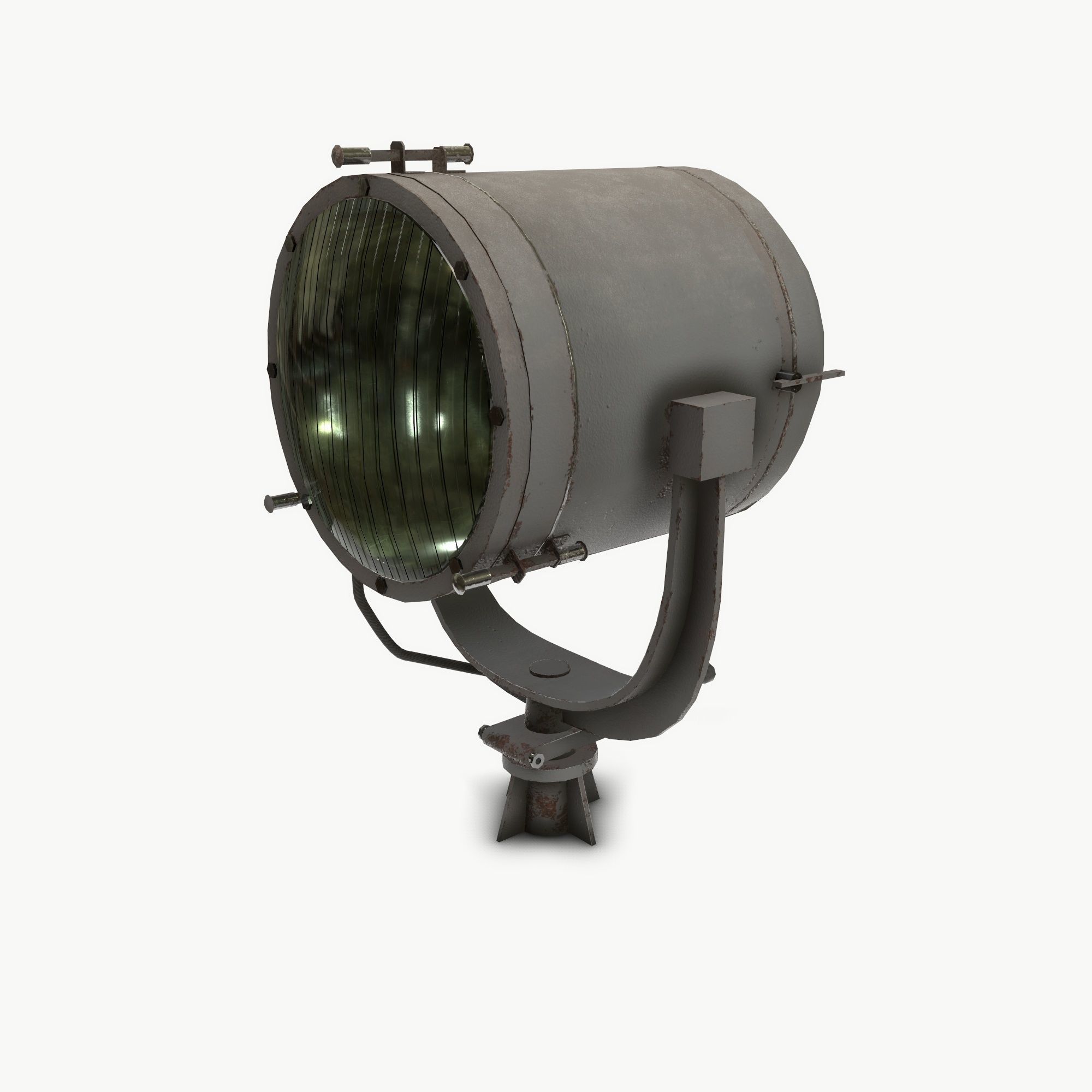 Searh Light MSPT Low-poly 3D model_0