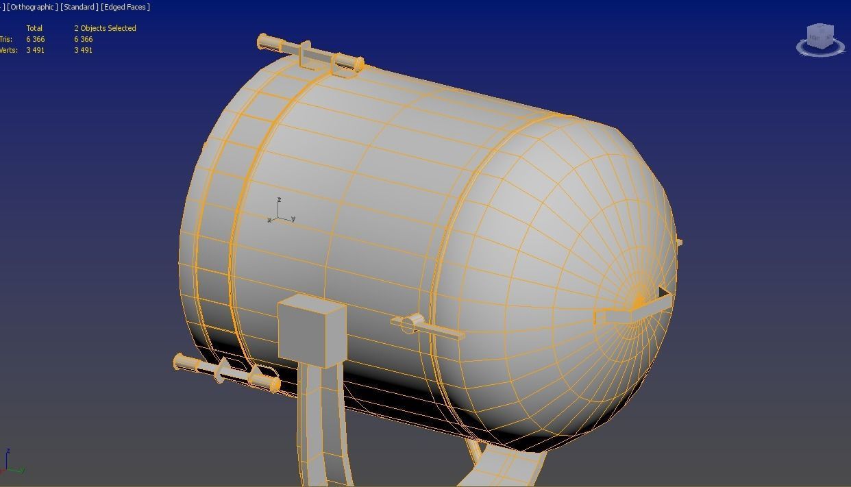 Searh Light MSPT Low-poly 3D model_11