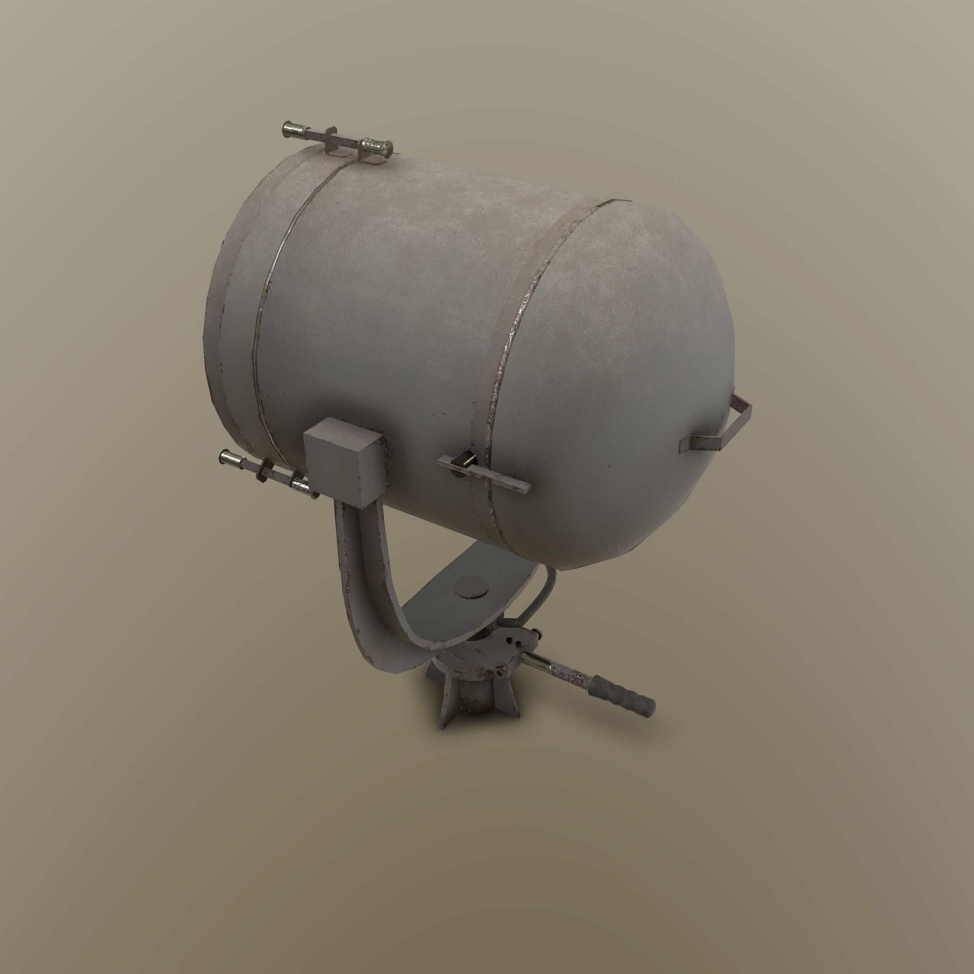 Searh Light MSPT Low-poly 3D model_5