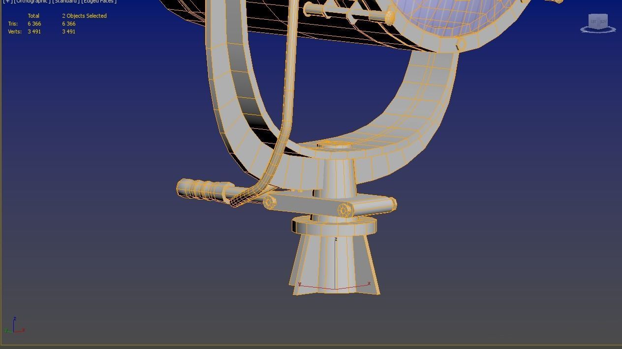 Searh Light MSPT Low-poly 3D model_10