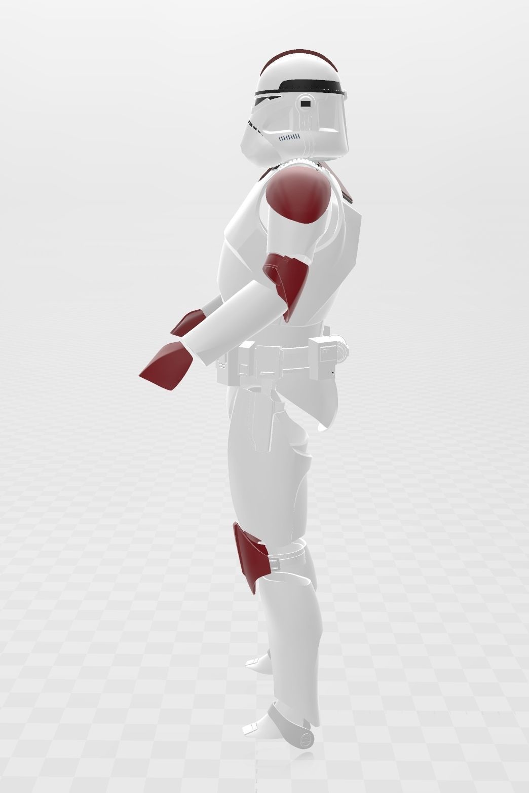 Star Wars A-77 Captain Fordo ARC Trooper Phase II Full Armor 3D print model_12