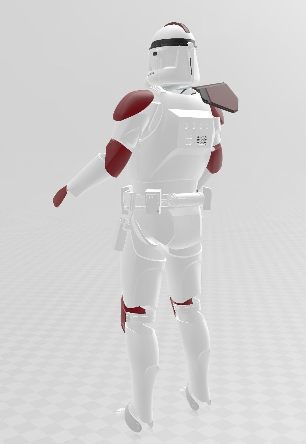 Star Wars A-77 Captain Fordo ARC Trooper Phase II Full Armor 3D print model_13