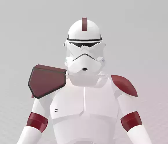 Star Wars A-77 Captain Fordo ARC Trooper Phase II Full Armor 3D print model